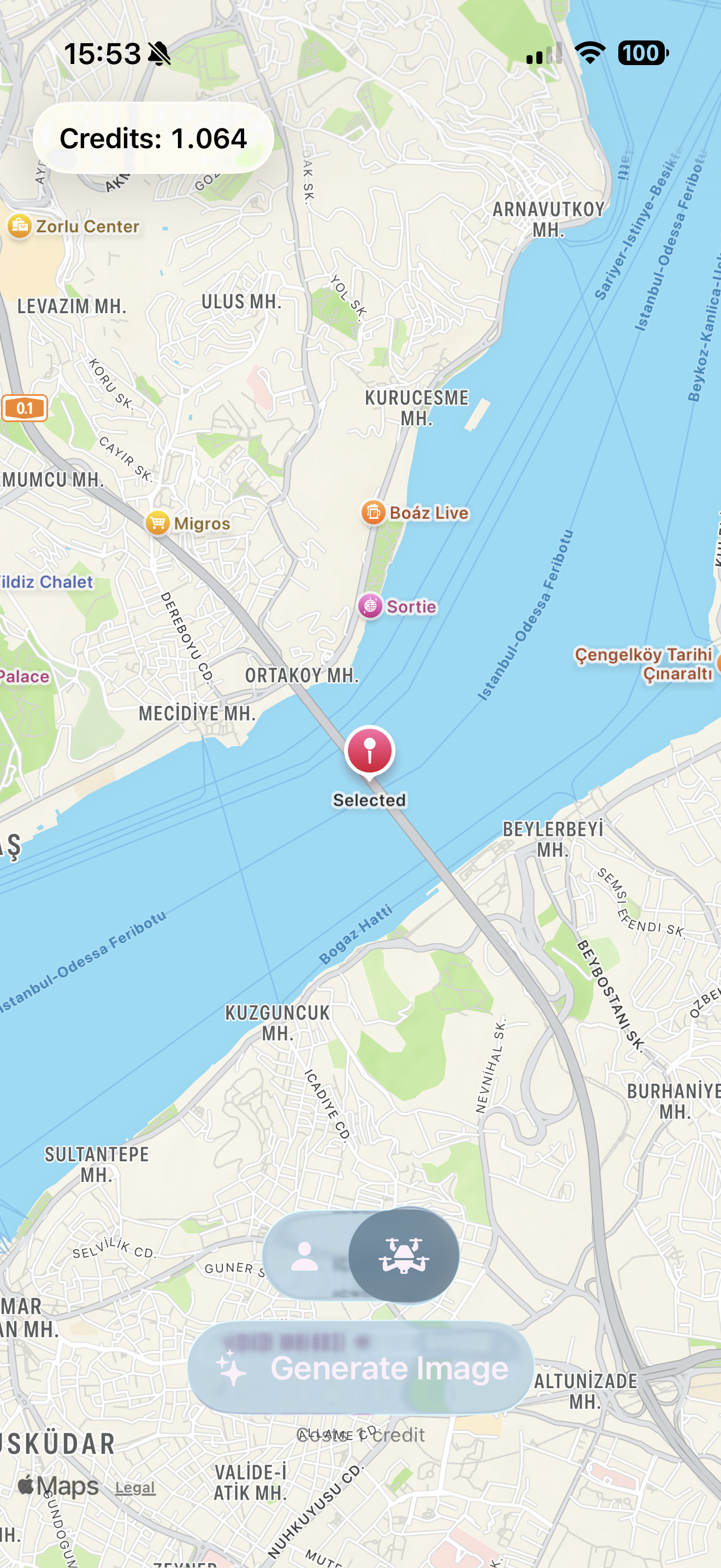 Select Location on Map