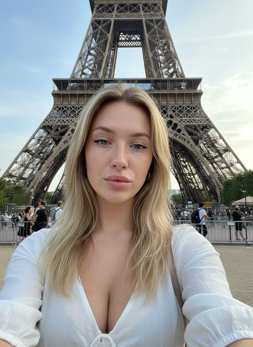 AI Generated Result at Eiffel Tower