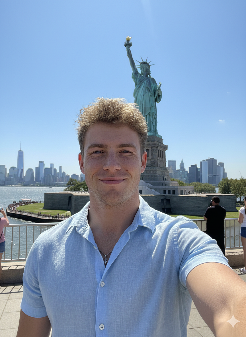 AI Generated Result at Statue of Liberty
